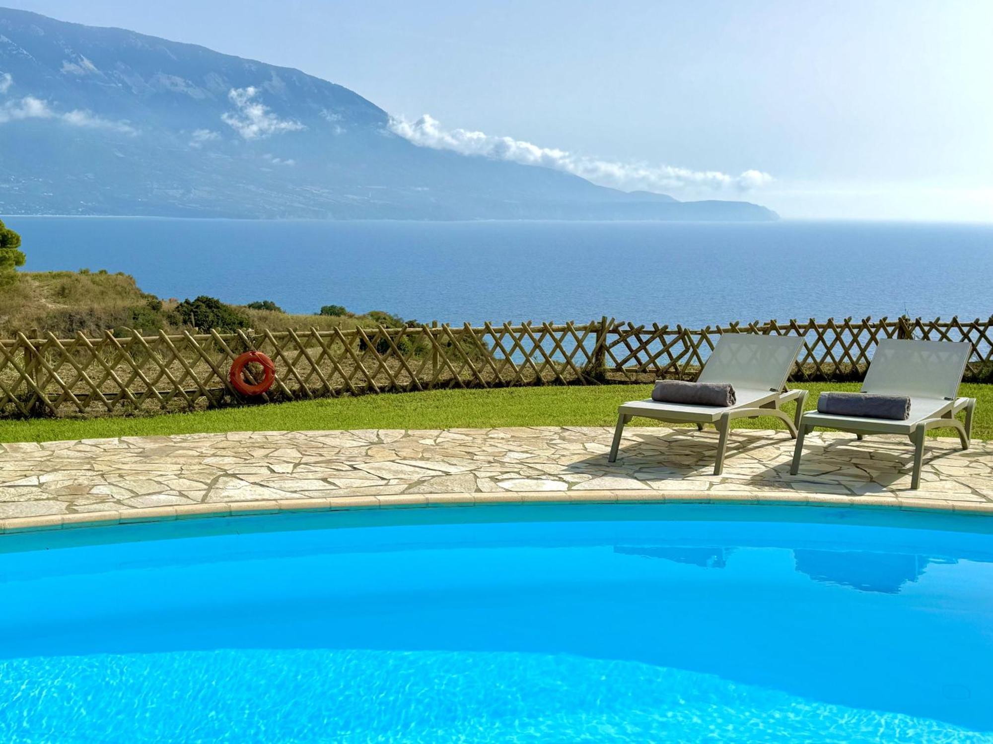 Villa Afroditi, Spartia, Kefalonia Livathos  المظهر الخارجي الصورة