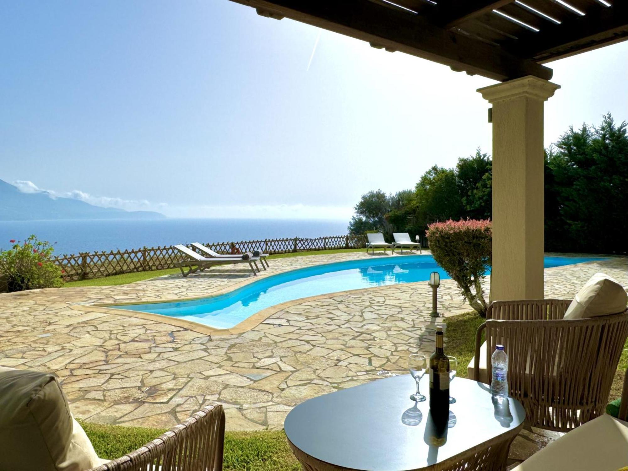 Villa Afroditi, Spartia, Kefalonia Livathos  المظهر الخارجي الصورة
