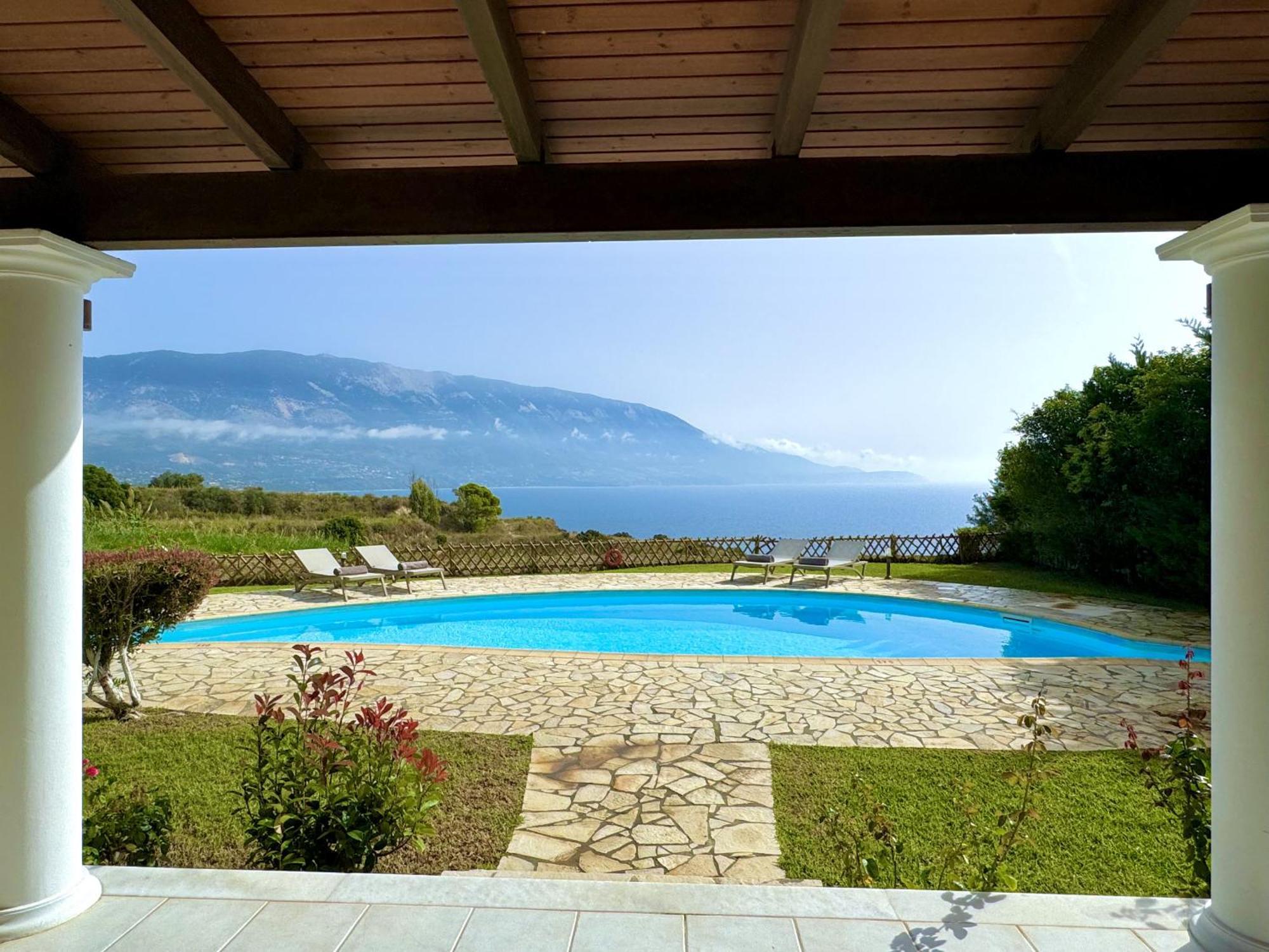 Villa Afroditi, Spartia, Kefalonia Livathos  المظهر الخارجي الصورة